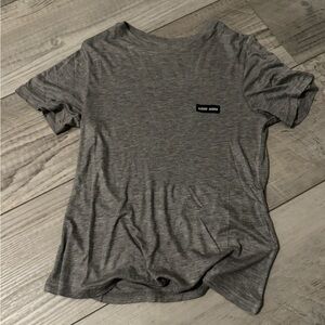 Gray Logo Soft Tee Medium New